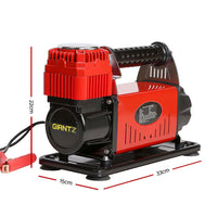 Thumbnail for Giantz 12V Portable Air Compressor - Red