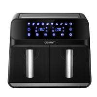 Thumbnail for Devanti Air Fryer 8L LCD Fryers Oven Airfryer Healthy Cooker Oil Free Kitchen