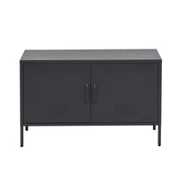 Thumbnail for ArtissIn Buffet Sideboard Locker Metal Storage Cabinet - BASE Charcoal