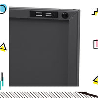 Thumbnail for ArtissIn Buffet Sideboard Locker Metal Storage Cabinet - BASE Charcoal