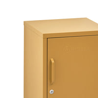 Thumbnail for ArtissIn Metal Locker Storage Shelf Filing Cabinet Cupboard Bedside Table Yellow