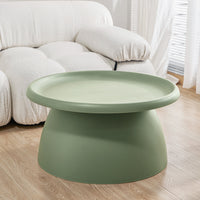 Thumbnail for ArtissIn Coffee Table Mushroom Nordic Round Large Side Table 70CM Green