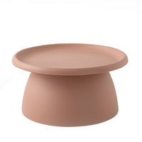 Thumbnail for ArtissIn Coffee Table Mushroom Nordic Round Large Side Table 70CM Pink