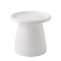 Thumbnail for ArtissIn Coffee Table Mushroom Nordic Round Small Side Table 50CM White