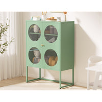 Thumbnail for ArtissIn Buffet Sideboard Metal Cabinet - ELLA Green