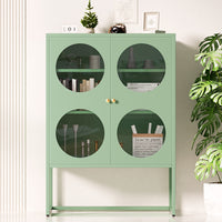 Thumbnail for ArtissIn Buffet Sideboard Metal Cabinet - ELLA Green