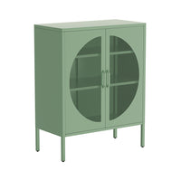 Thumbnail for ArtissIn Buffet Sideboard Metal Cabinet - ELSA Green