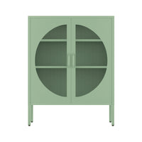 Thumbnail for ArtissIn Buffet Sideboard Metal Cabinet - ELSA Green