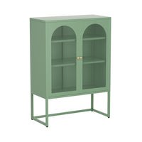 Thumbnail for ArtissIn Buffet Sideboard Metal Cabinet - ELMA Green