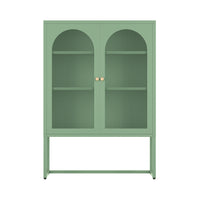 Thumbnail for ArtissIn Buffet Sideboard Metal Cabinet - ELMA Green