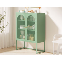 Thumbnail for ArtissIn Buffet Sideboard Metal Cabinet - ELMA Green