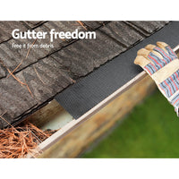 Thumbnail for 30x Gutter Guard Guards Aluminium Leaf Mesh Roof Tiles 100x20cm Brush DIY Deluxe Garden 30M