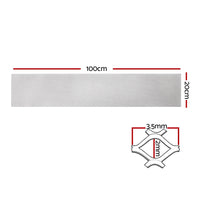 Thumbnail for Set of 60 Gutter Guard Guards Aluminium Leaf Mesh 100x20cm Brush DIY Deluxe Garden 60M