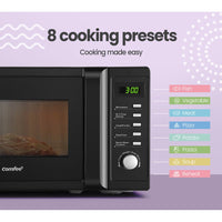 Thumbnail for Comfee 20L Microwave Oven 700W Countertop Kitchen Cooker Black