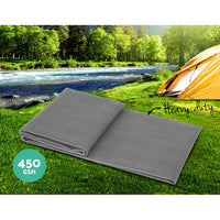 Thumbnail for Weisshorn 6M Annex Matting Pack of 2x 3 x2.5m Floor Mats Mesh Camping Picnic