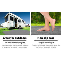 Thumbnail for Weisshorn 5M X 2.5M Annex Matting 600 GSM Floor Mats Mesh Caravan Parks Camping