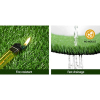 Thumbnail for Primeturf Artificial Grass 10mm 2mx5m 10sqm Synthetic Fake Turf Plants Plastic Lawn Olive