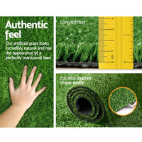 Thumbnail for Primeturf Artificial Grass 17mm 1mx20m 20sqm Synthetic Fake Turf Plants Plastic Lawn Olive