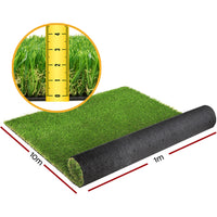 Thumbnail for Primeturf Artificial Grass 30mm 1mx10m 10sqm Synthetic Fake Turf Plants Plastic Lawn 4-coloured