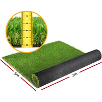 Thumbnail for Primeturf Artificial Grass 30mm 2mx5m 10sqm Synthetic Fake Turf Plants Plastic Lawn 4-coloured