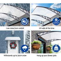 Thumbnail for Instahut Window Door Awning Door Canopy Outdoor Patio Sun Shield 1.5mx4m DIY