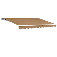 Thumbnail for Instahut Retractable Folding Arm Awning Outdoor Awning Sunshade 4Mx2.5M Beige