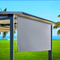 Thumbnail for Instahut Outdoor Blind Window Privacy Screen Roll Down Awning Canopy 3.0X2.5M