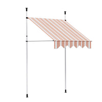 Thumbnail for Instahut Retractable Pivot Arm Awning Outdoor Blinds Window Door Canopy 200cm