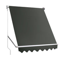 Thumbnail for Instahut Window Fixed Pivot Arm Awning Outdoor Blinds Retractable Canopy1.8X2.1M