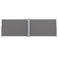 Thumbnail for Instahut Side Awning Sun Shade Outdoor Retractable Privacy Screen 2X6M Grey