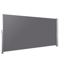 Thumbnail for Instahut Side Awning Sun Shade Outdoor Blinds Retractable Screen 1.4X3M GR