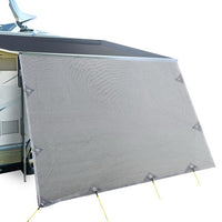 Thumbnail for Caravan Privacy Screens Roll Out Awning 4.3X1.95M End Wall Side Sun Shade Screen