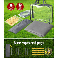 Thumbnail for Caravan Privacy Screens Roll Out Awning 4.3X1.95M End Wall Side Sun Shade Screen