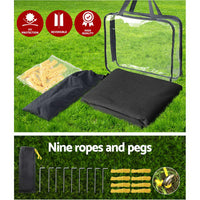 Thumbnail for Black Caravan Privacy Screen 1.95 x 2.2M End Wall or Side Sun Shade Roll Out