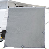 Thumbnail for Pop Top Caravan Privacy Screen 2.1 x 1.8M Sun Shade End Wall Roll Out Awning