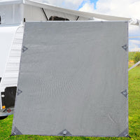 Thumbnail for Pop Top Caravan Privacy Screen 2.1 x 1.8M Sun Shade End Wall Roll Out Awning