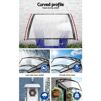 Thumbnail for Instahut Window Door Awning Door Canopy Patio UV Sun Shield 1mx4m DIY