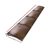 Thumbnail for Instahut Window Door Awning Door Canopy Patio UV Sun Shield 1mx4m DIY BR