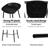 Thumbnail for Artiss Set of 2 Metal Bar Stools - Black