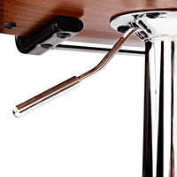 Thumbnail for Artiss Wooden Gas Lift Bar Stool - Black and Chrome