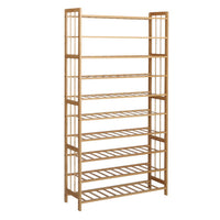 Thumbnail for Artiss 10-Tier Bamboo Shoe Rack Wooden Shelf Stand Storage Organizer