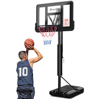 Thumbnail for Everfit 3.05M Basketball Hoop Stand System Ring Portable Net Height Adjustable Black