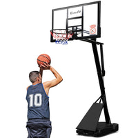 Thumbnail for Everfit Pro Portable Basketball Stand System Ring Hoop Net Height Adjustable 3.05M