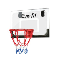 Thumbnail for Everfit Mini Basketball Hoop Door Wall Mounted Kids Sport Backboard Indoor Black