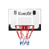 Thumbnail for Everfit Mini Basketball Hoop Door Wall Mounted Kids Sport Backboard Indoor Black