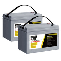 Thumbnail for Giantz AGM Deep Cycle Battery 12V 100Ah Marine Sealed Power Portable Solar x2