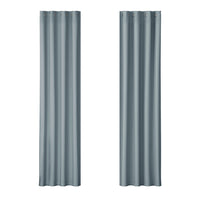 Thumbnail for Artiss 2X Blockout Curtains Blackout Window Curtain Eyelet 140x230cm Grey