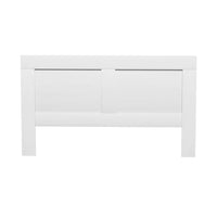 Thumbnail for Artiss Bed Frame King Size Bed Head with Shelves Headboard Bedhead Base White