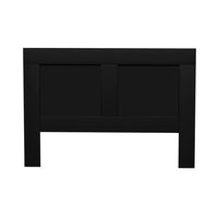 Thumbnail for Artiss Bed Frame Double Size Bed Head with Shelves Headboard Bedhead Base Black