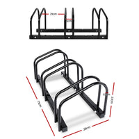 Thumbnail for Weisshorn 3 Bike Stand Floor Bicycle Storage Black